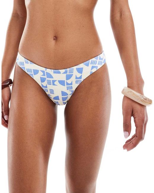 Billabong White Cool Tide Hike Bikini Bottoms
