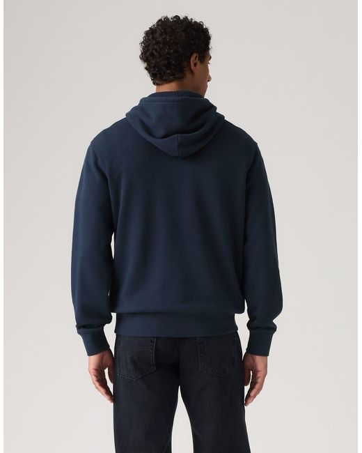Levi's Blue New Original Housemark Hoodie for men