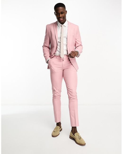 Pink suit jacket men online