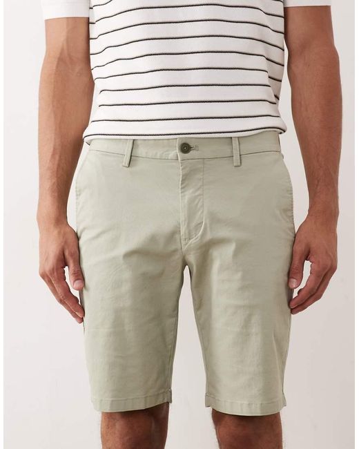 Mango Natural Chino Shorts for men