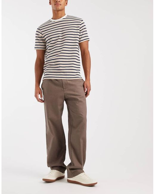 Gap Natural Pull On Linen Mix Trousers