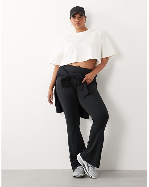 4505 White Curve Icon Heavyweight Cotton Cropped T-shirt With Quick Dry Finish