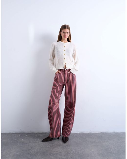 TOPSHOP White – barrel-jeans