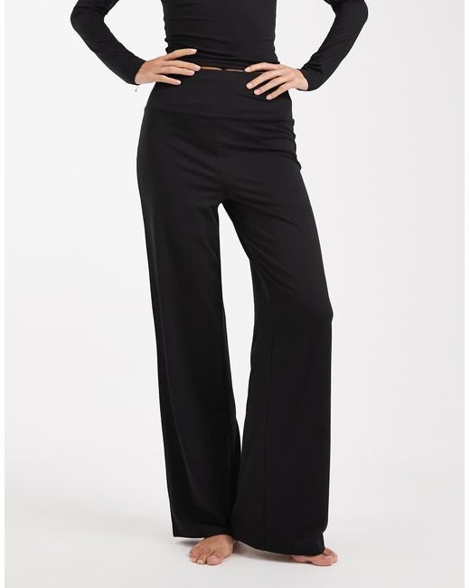 Miss Selfridge White Sculpted Wide Leg Pants