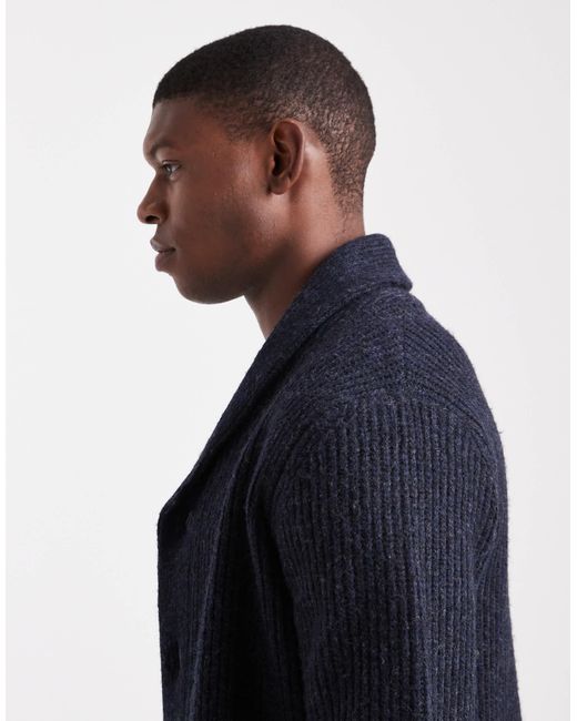 Threadbare – strickjacke in Blue für Herren