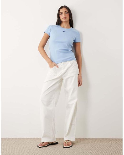 HUGO Blue Logo Easy Tee