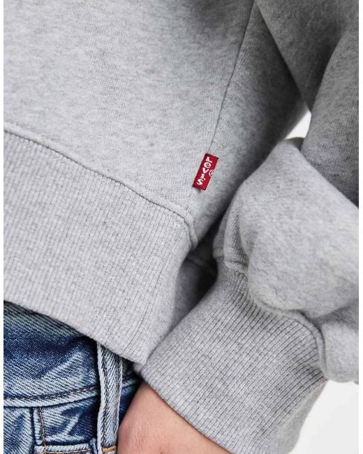 Levi's Gray Vintage V-Neck Sweatshirt