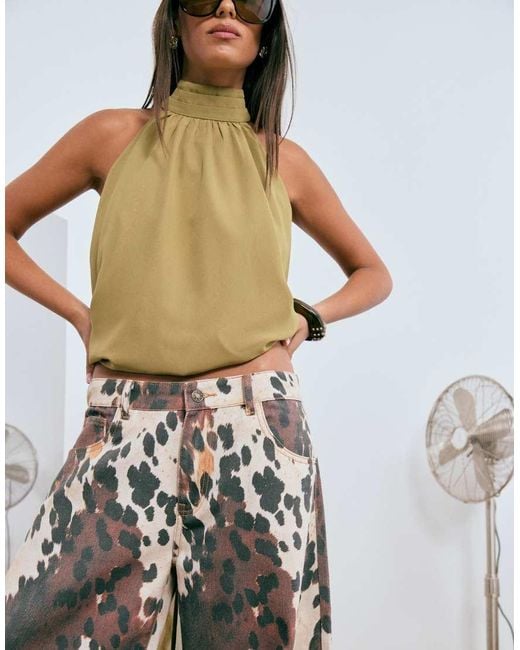 Lioness Multicolor Exclusive Horseshoe Barrel Leg Jeans