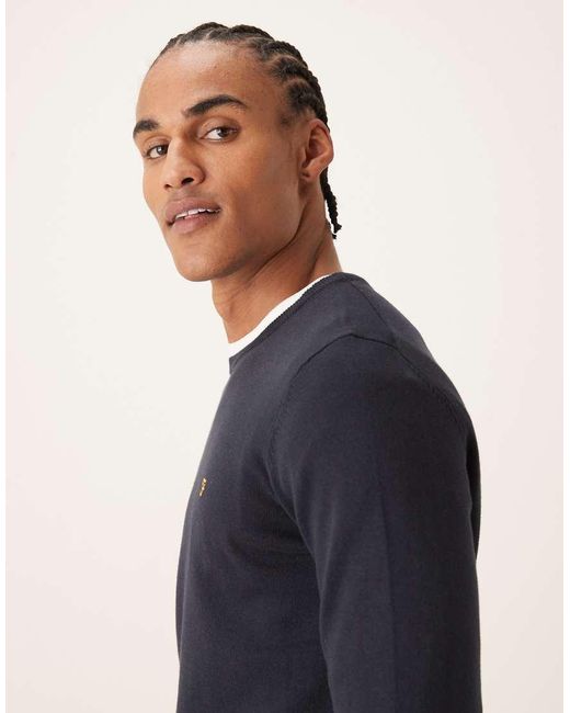 Jersey Con Logo De Punto De Algodón Mullen De Farah de hombre de color Blue