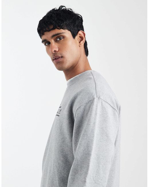 Levi's – legeres sweatshirt in Gray für Herren