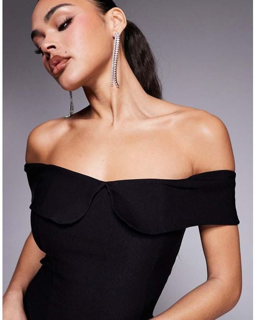 Vestito Skater Corto di Vesper in Black