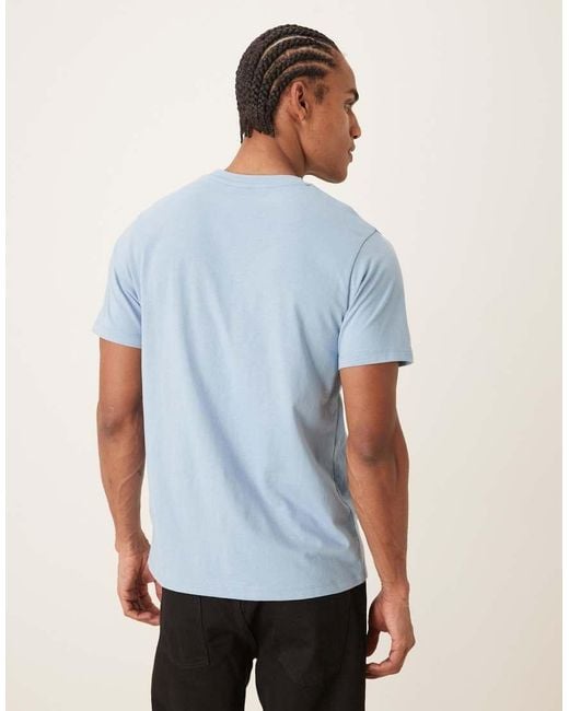 ASOS Blue Essentials Regular Fit T-shirt for men