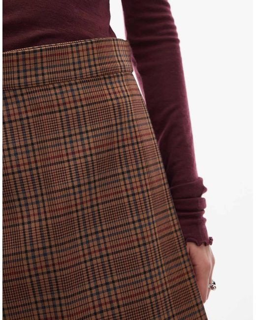 ARKET Red Wool Mini Skirt