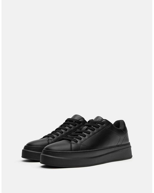 Baskets chunky Pull&Bear pour homme en coloris Black