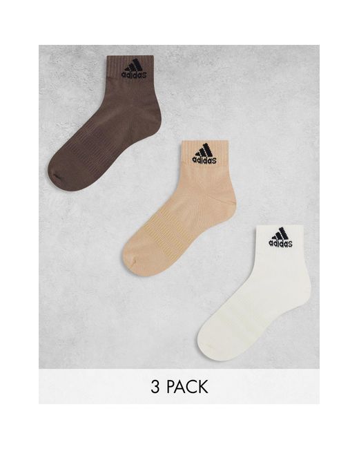 Confezione da 3 paia di calzini di Adidas Originals in White