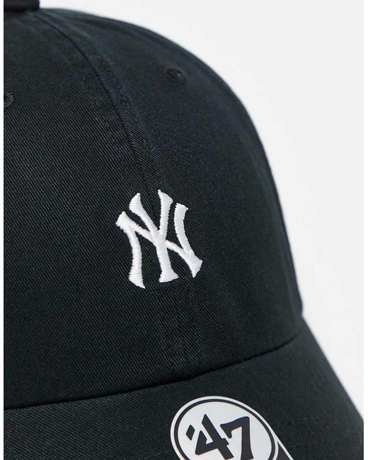 '47 Black Ny Yankees Clean Up Baseball Cap
