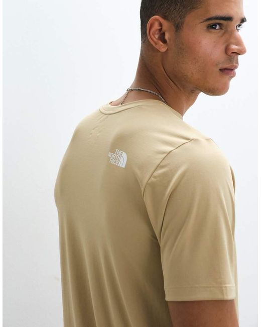 The North Face White M 24/7 S/S Tee Reg for men