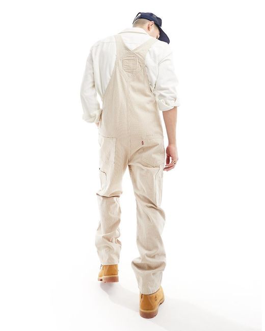 Levi's White Levi'Workwear Overall Dungarees for men