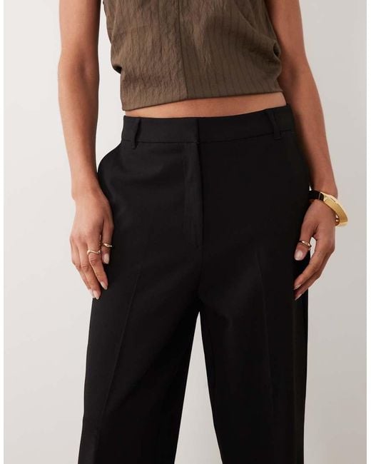 ASOS Black Slim Straight Trousers