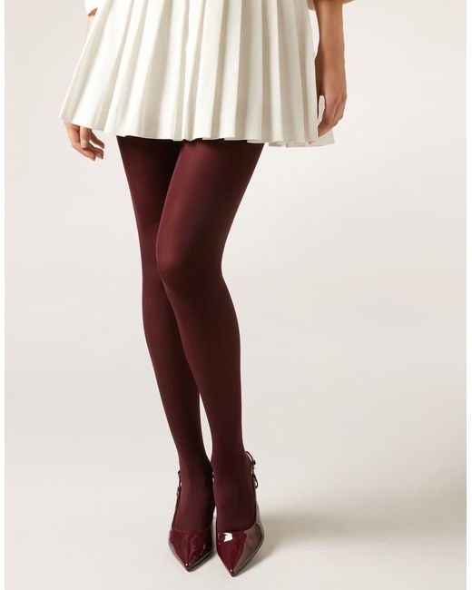 Calzedonia Purple 50 Den Total Comfort Soft Touch Tights