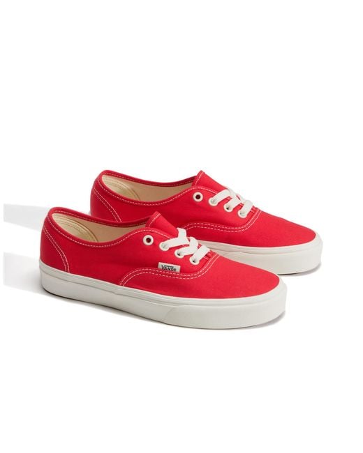 Authentic - baskets - foncé Vans en coloris Red