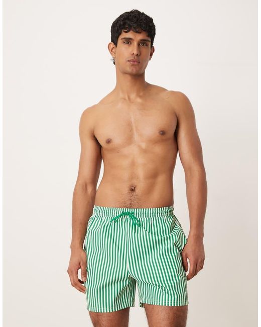 Calvin Klein Green Drawstring Waist Swim Short for men