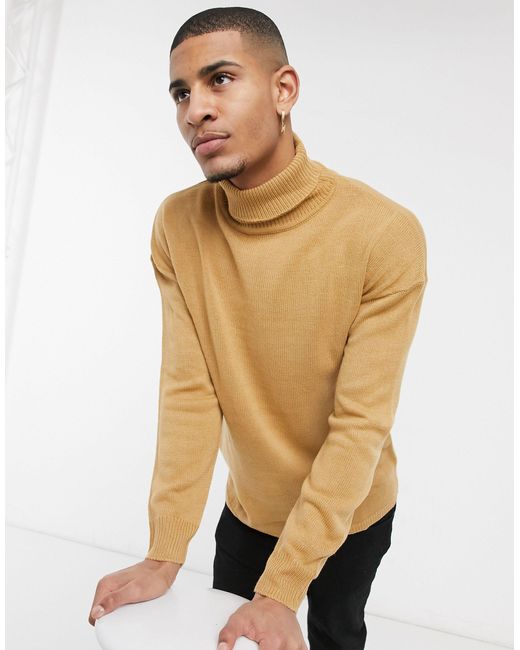 mens tan jumper