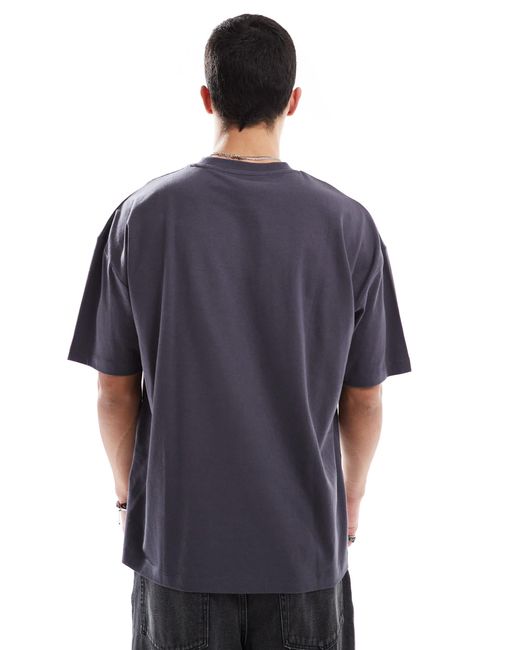 ASOS – oversize-t-shirt in Blue für Herren