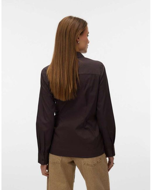 Vero Moda Black Poplin Shirt