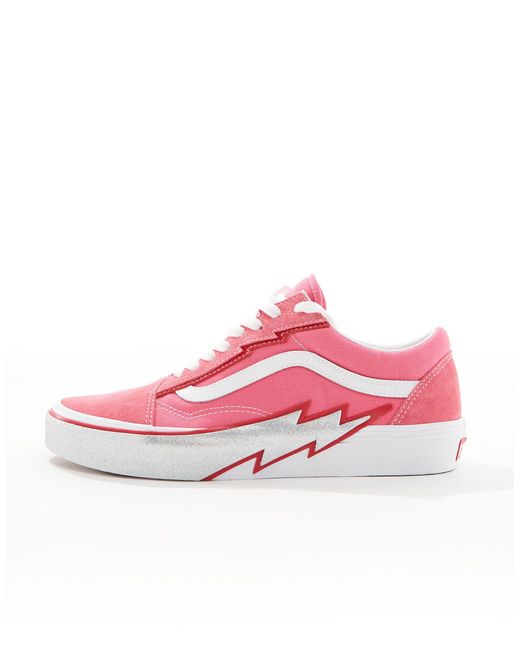 Vans Pink Old Skool Bolt Sneakers