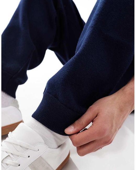 Jack & Jones Blue Premium Knit Lounge Sweatpants for men