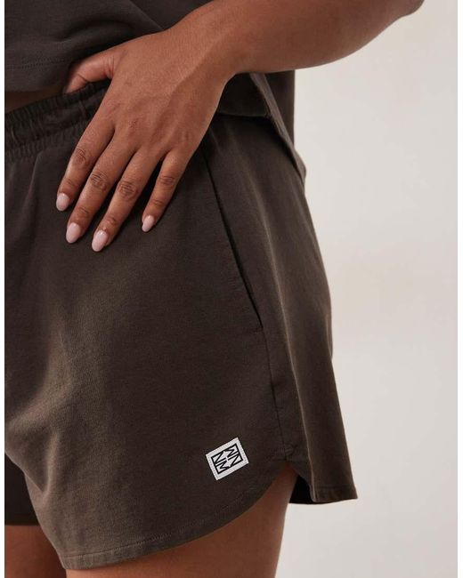 Noisy May Brown Jersey Short Co-Ord