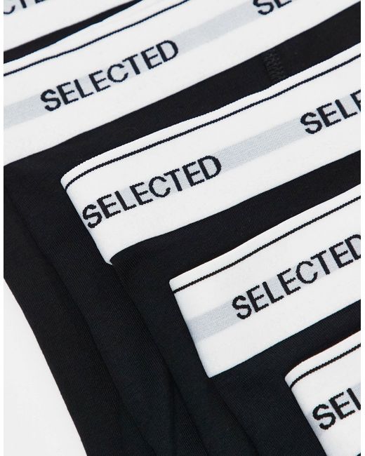 Lot SELECTED pour homme en coloris Black