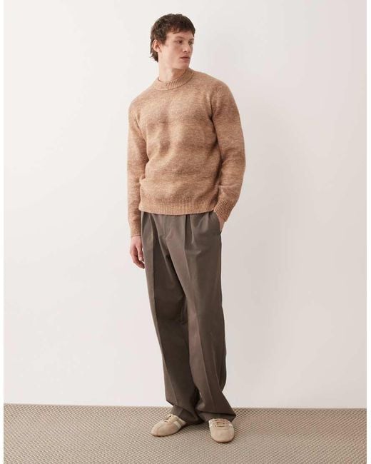 SELECTED Natural Ombre Knit Jumper for men