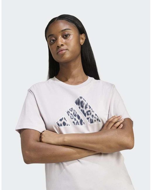 Adidas Originals White Animal Graphic T-Shirt