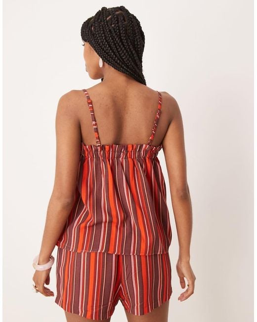 ASOS Red Trapeze Cami Top