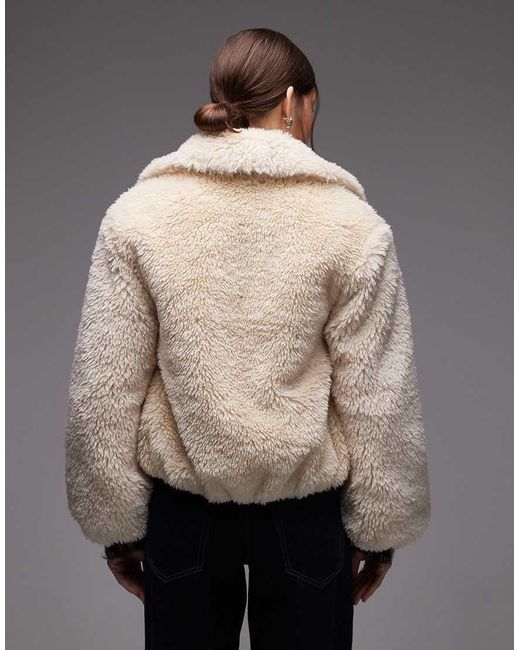 Levi's Natural Ellie Faux Fur Jacket