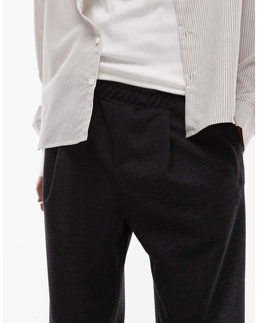 Topman White baggy Textured joggers for men