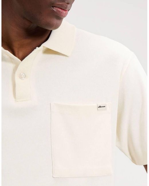 Ellesse Natural Arivito Polo for men