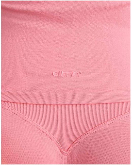 Aim'n Pink Blush Shape Seamless One Shoulder Bralette