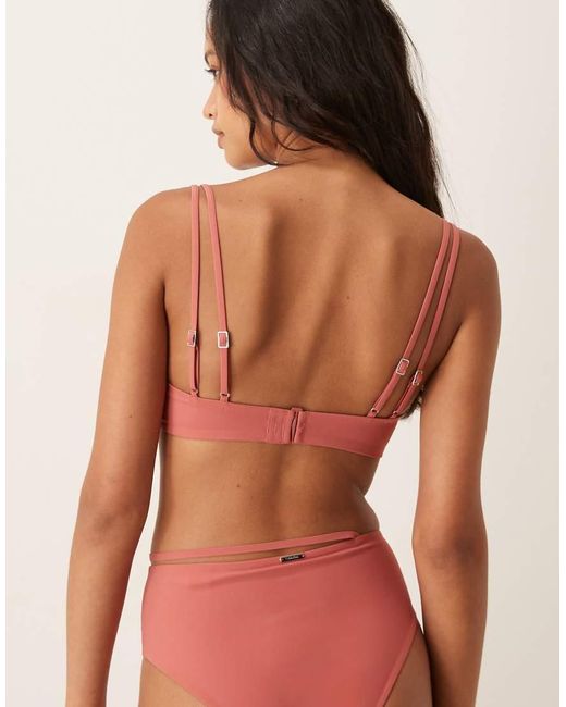 Calvin Klein Pink Luxe Bralette Bikini Top