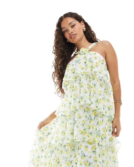 green slip dress short Liquid Sequin Corsage Maxi - Emerald Green main image 0