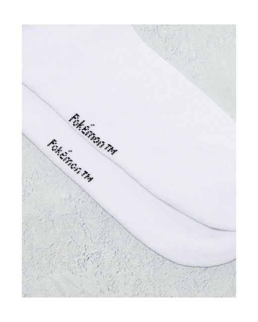 Confezione da 2 paia di calzini con stampa pokémon di ASOS in White da Uomo