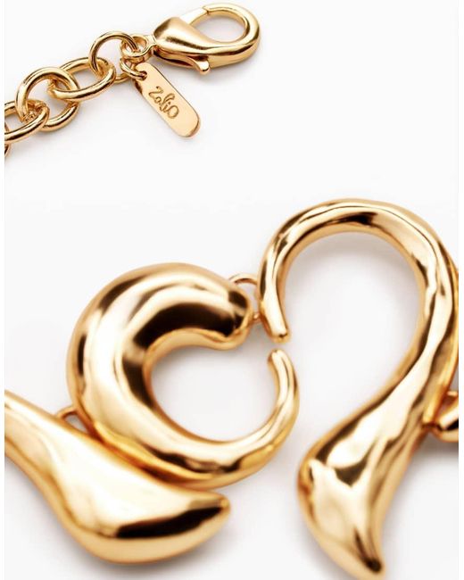 Desigual Natural Belt Hearts Zalio