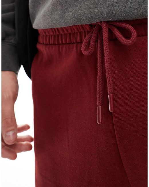 ASOS Red Slim Fit Shorts for men