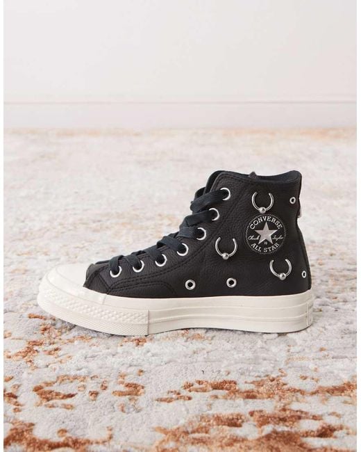 Converse Black Chuck 70 Hi Trainers