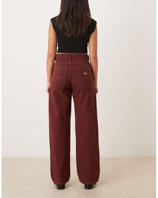 Dickies Red Herndon baggy Fit Denim Jeans