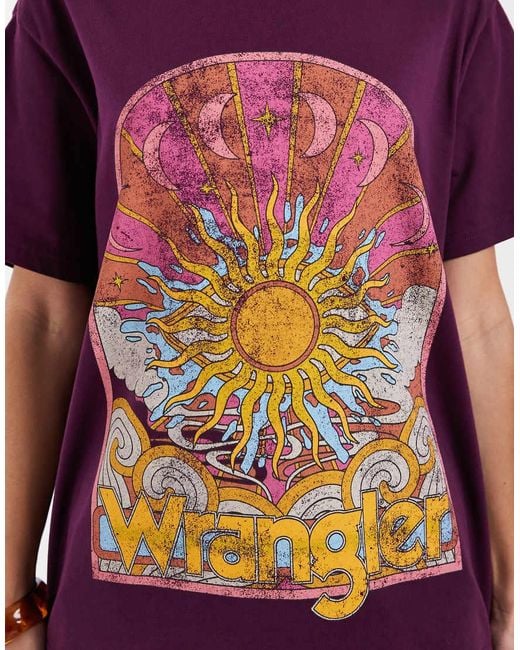Wrangler Purple Girlfriend Tee