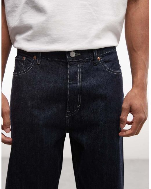 Weekday Blue Galaxy Loose Fit baggy Jeans for men