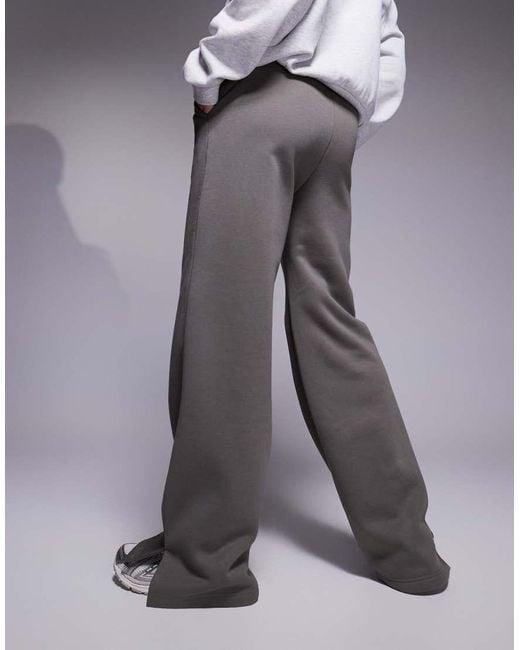 South Beach Gray Wide Leg Joggers